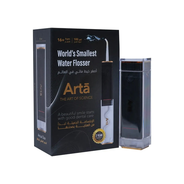 Arta Mini Water Flosser For Ages +16 - Black