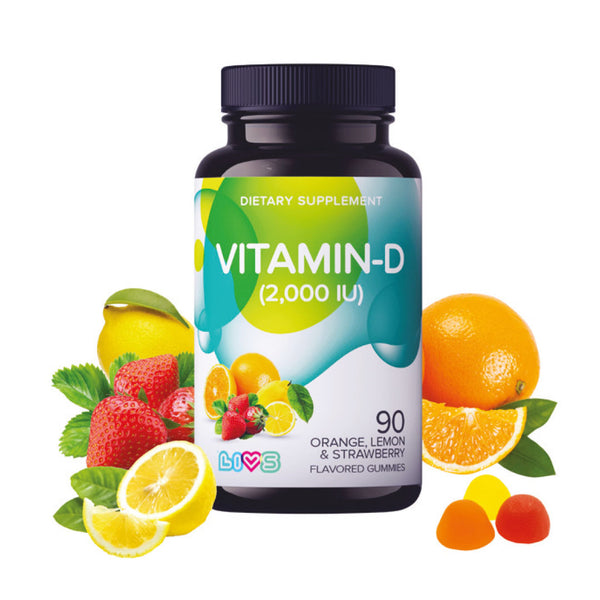 Livs Vitamin D 2000 Iu With Mixed Flavor 90 Gummies
