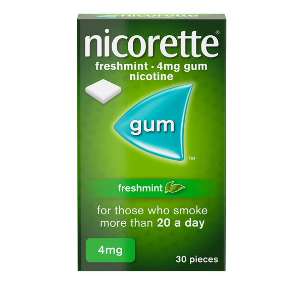 نيكوريت علكة نعناع طازج 4 ملجم 30 قطعة