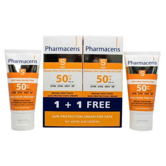 Pharmaceris S Sun Protection Cream 50Ml (1+1)