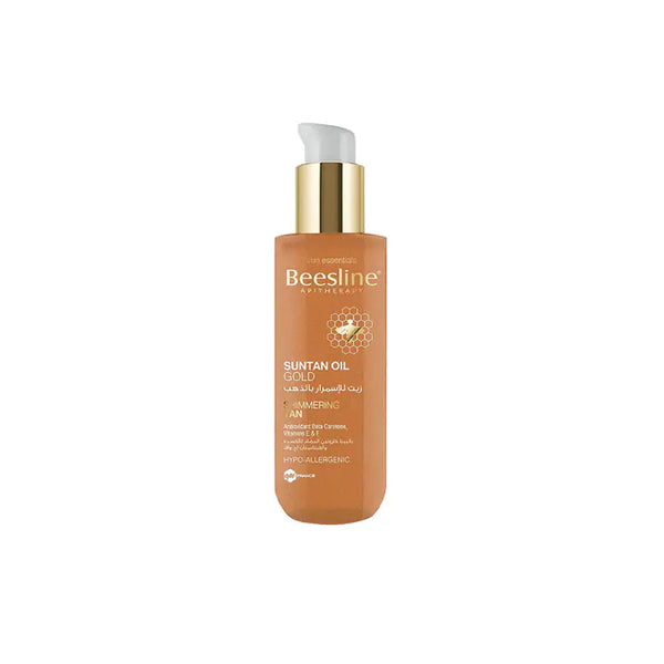 Beesline Suntan Oil Gold Shimmering Tan – 200 ml