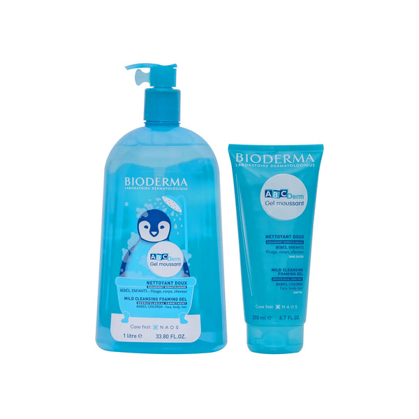 Bioderma ABC Derm Foaming Gel 1 Litre +200 Ml Offer