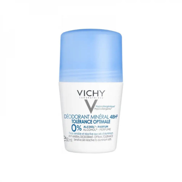 Vichy 48H Mineral Deodorant Roll-On 50ml (Blue)