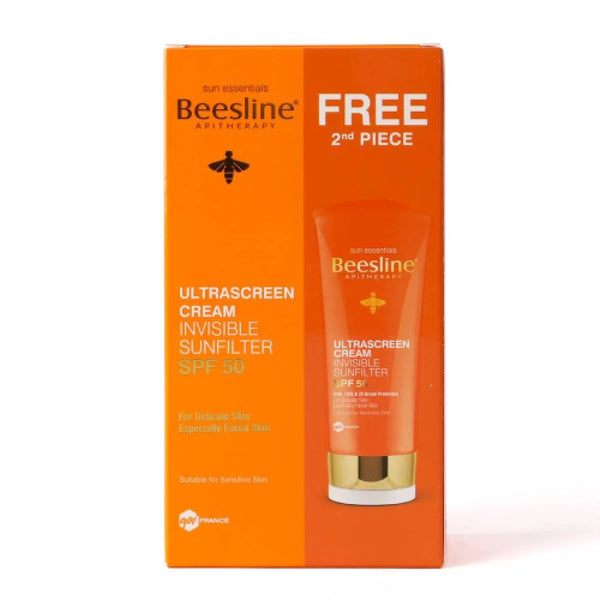 Beesline Ultrascreen Sunfilter SPF 50 60Ml Cream 1+1