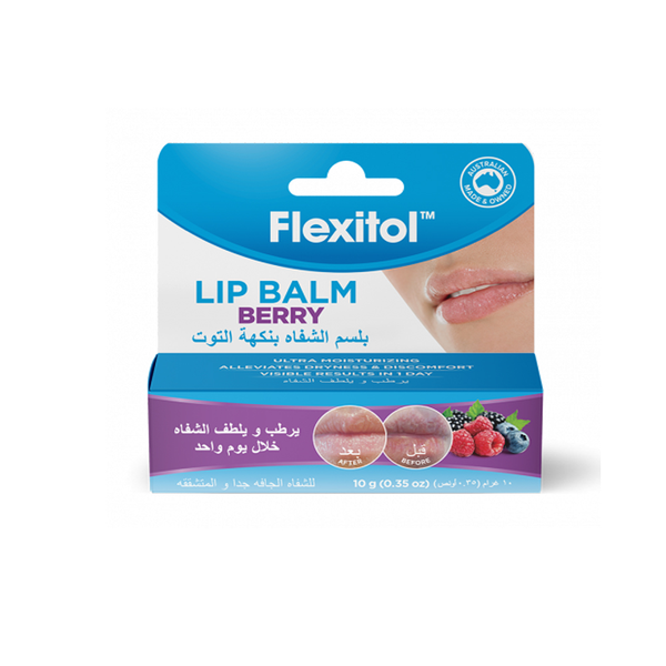 Flexitol Lip Balm Berry 10Gm