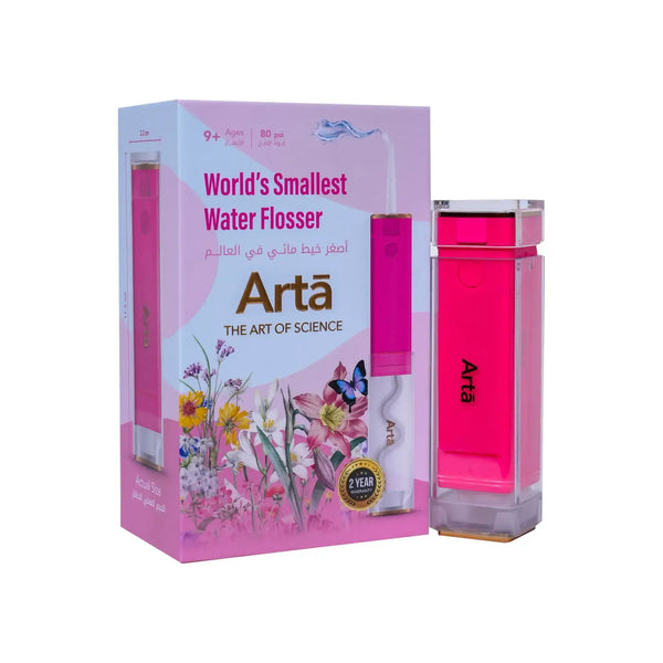Arta Mini Water Flosser For Kids Fuchia