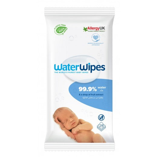 Water Wipes Baby Wipes Fruit Extract 28 Pcs