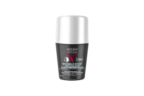 Vichy Homme 72H Invisible Resist Deodorant 50 ml (Black)