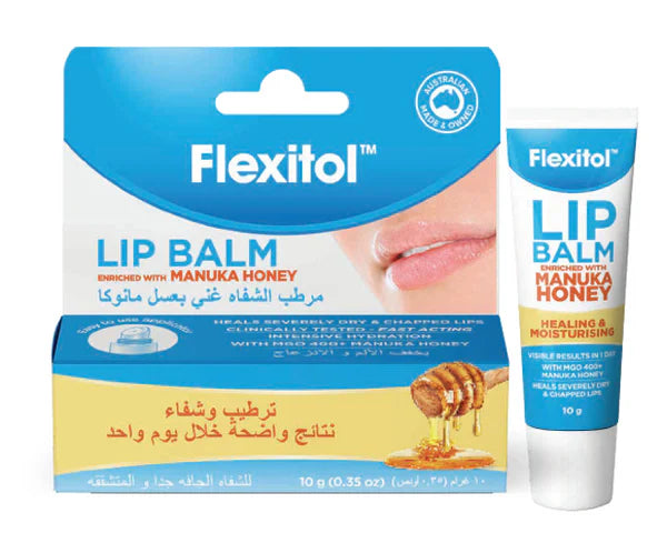 Flexitol Lip Balm Manuka Honey 10 Gm