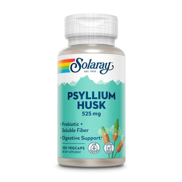 Solaray Psyllium Husk 525 Mg 100 Vegcaps
