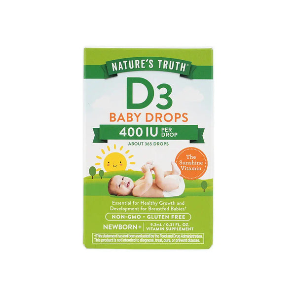 Nature's Truth D3 Baby Drops 400 IU 9.2 Ml