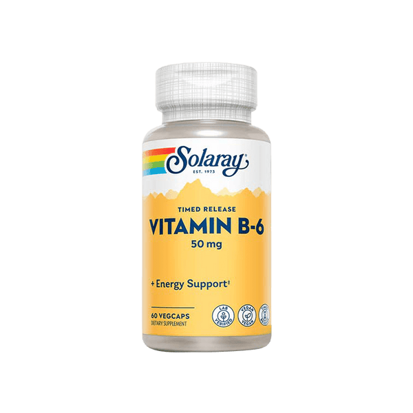 Solaray Vitamin B-6 50Mg 60VegCaps