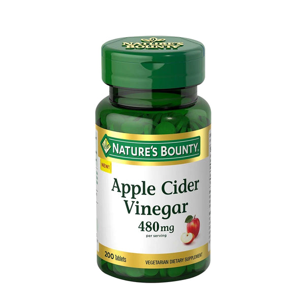 Natures Bounty Apple Cider Vinegar 480Mg 200 Tabs