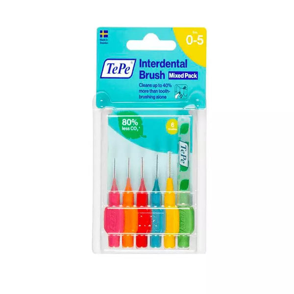 Tepe Interdental Brush Mixed Pack 6 Pcs Size 0-5
