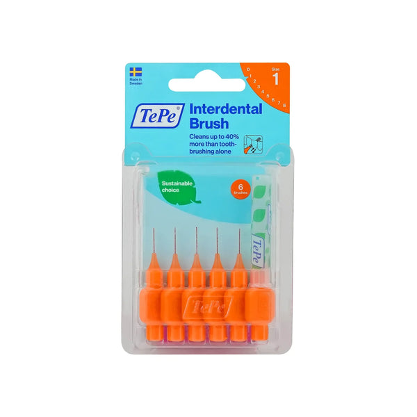 TePe Interdental Brush Orange 6 Pcs Size 1