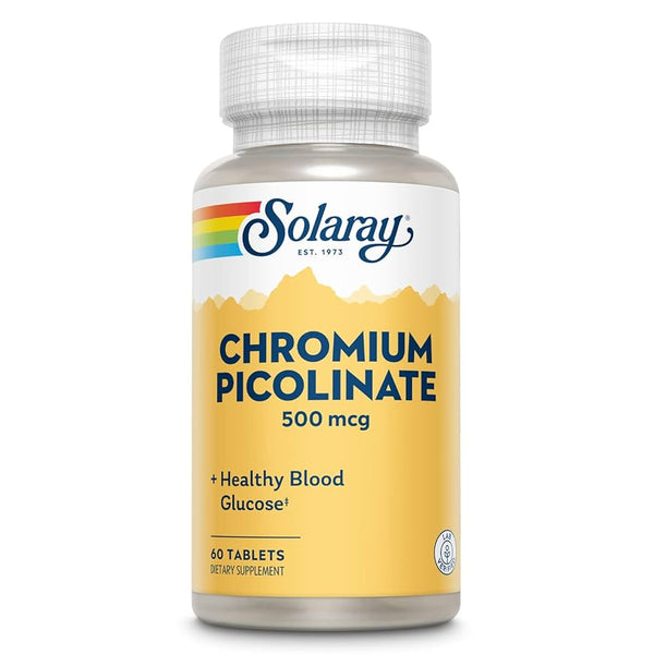 Solaray Chromium Picolinate 500Mcg 60Tab