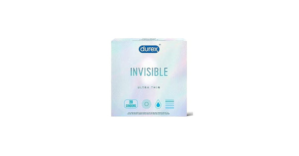 Durex Invisible Condoms 20 Pcs