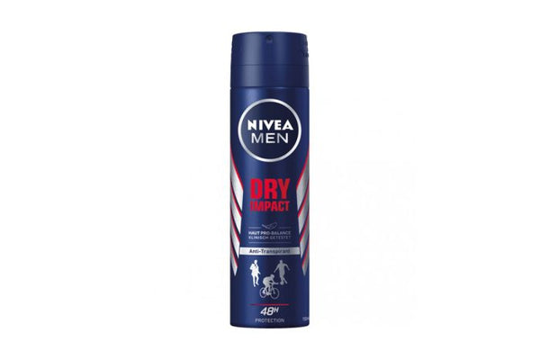 Nivea Deodorant Spray Dry Impact For Men 150Ml-81602