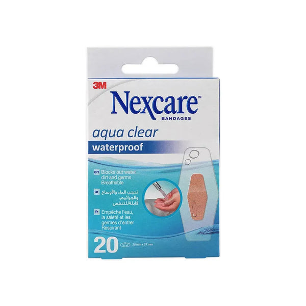 Nexcare Aqua Clear Waterproof 26*57 mm 20'S