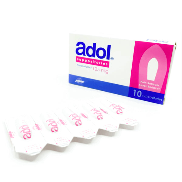 Adol 125 mg 10 Suppositories