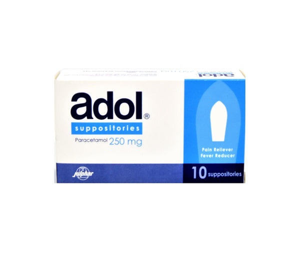 Adol 250 mg 10 Suppositories