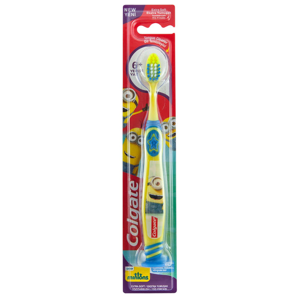 Colgate Junior +6 Years Minions Toothbrush Extra Soft 1 Pc