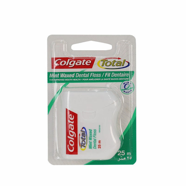 Colgate Total Mint Waxed Dental Floss 25 M