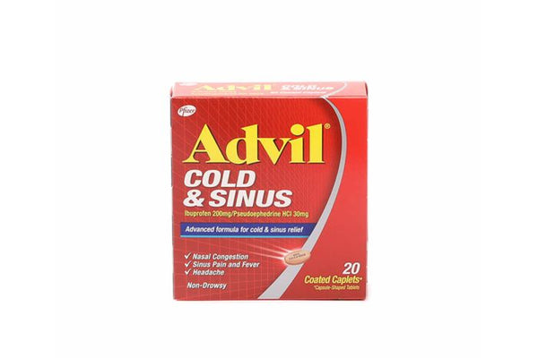 Advil Cold & Sinus Tabs 20'S