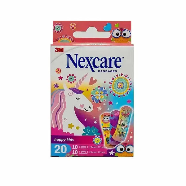 Nexcare Happy Kids Cool Bandages Assorted 20 Pcs