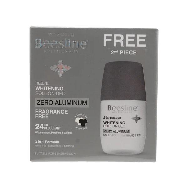 Beesline 24H Zero Aluminum Roll On Deo 1+1 Offer