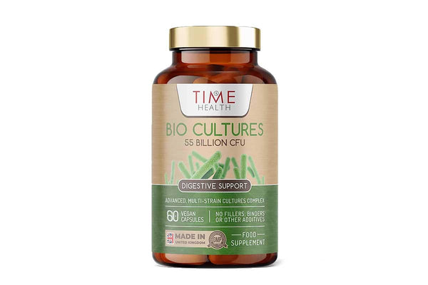 Time Health Bio Cultures 55 Billion 60 Veg Caps