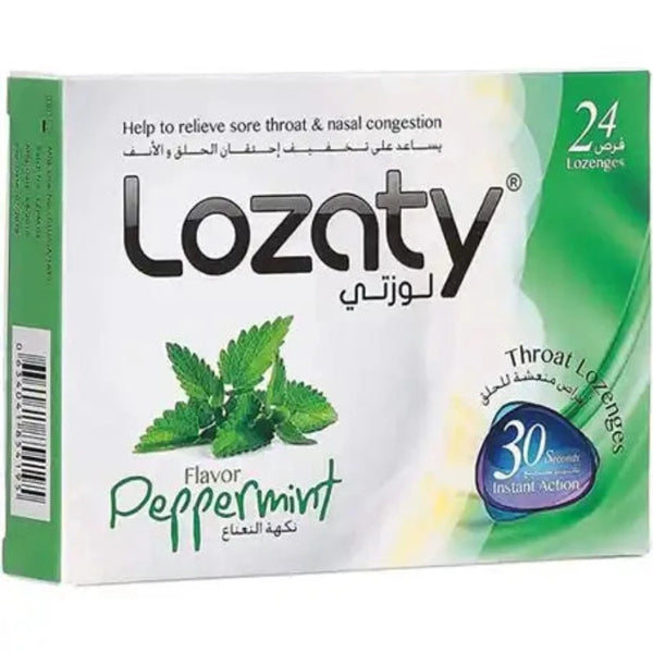 Lozaty Peppermint Lozenges 24'S