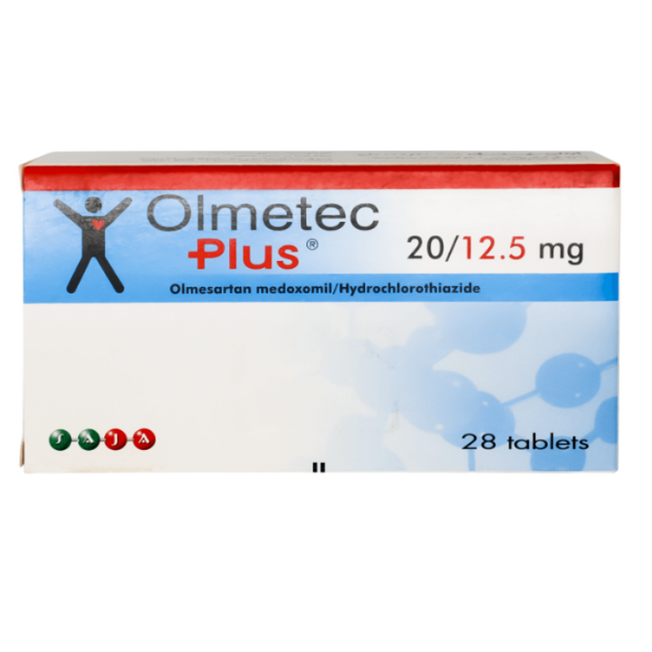 Olmetec Plus Tabs 20/12.5mg 28' s