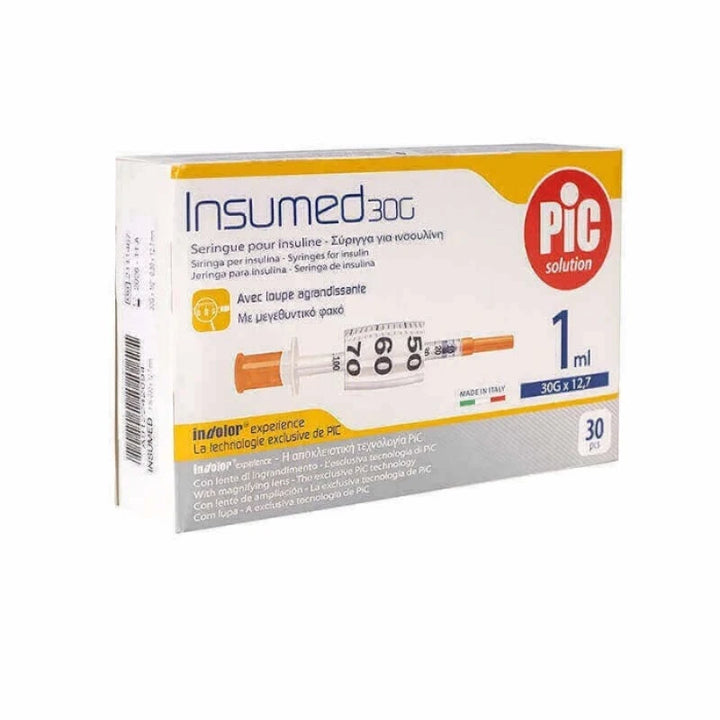 Pic Insumed Syringe 30Gx12.7MM 30's 0095