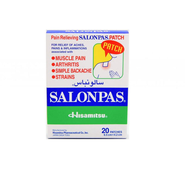 Salonpas Patch 20'S 6.5cm*4.2cm