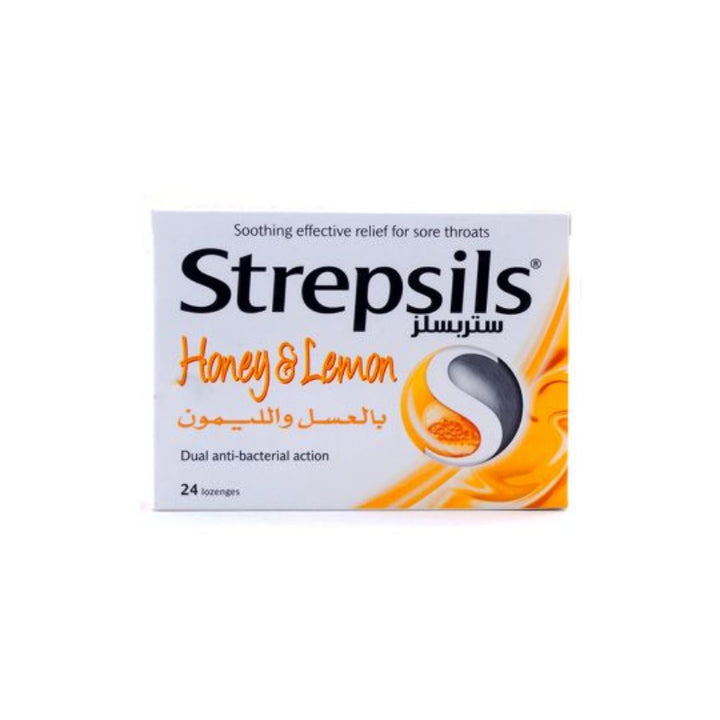 Strepsils Honey & Lemon Lozenges 24'S