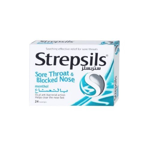Strepsils Menthol Lozenges 24'S
