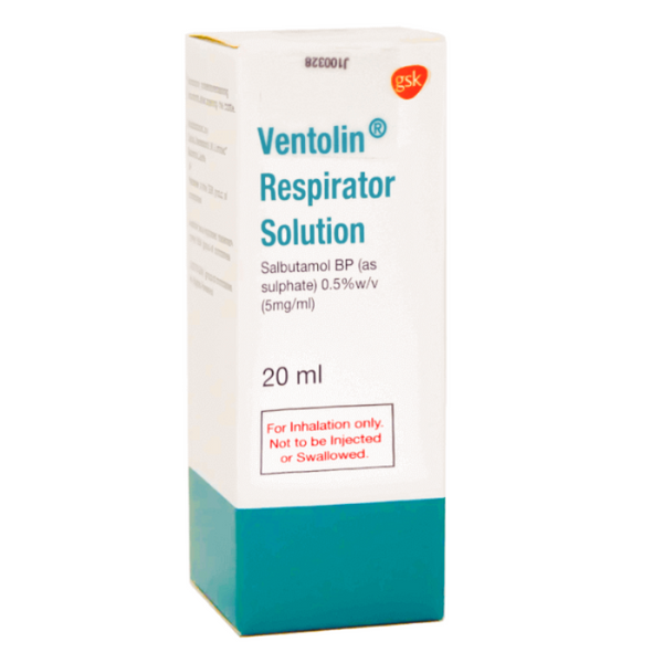 Ventolin Respiretory Soln 20Ml
