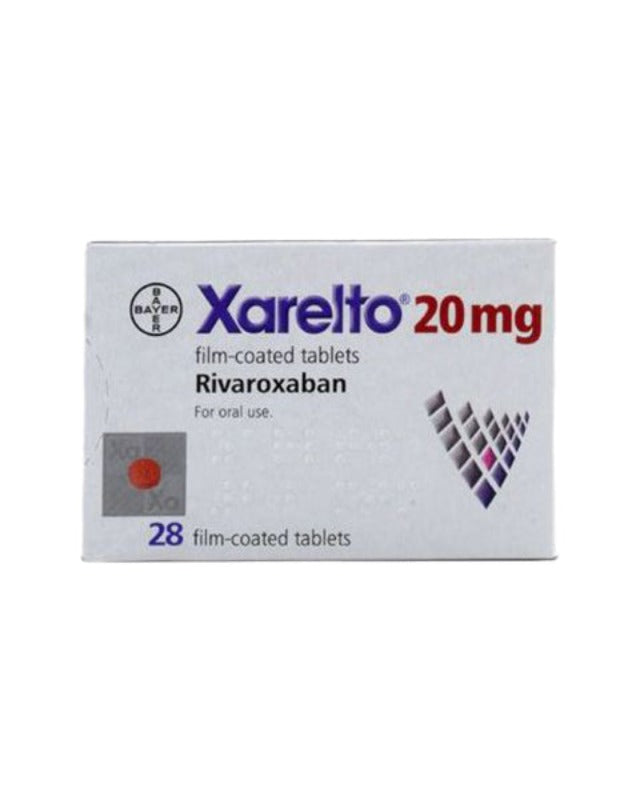 Xarelto 20mg Tabs 28's